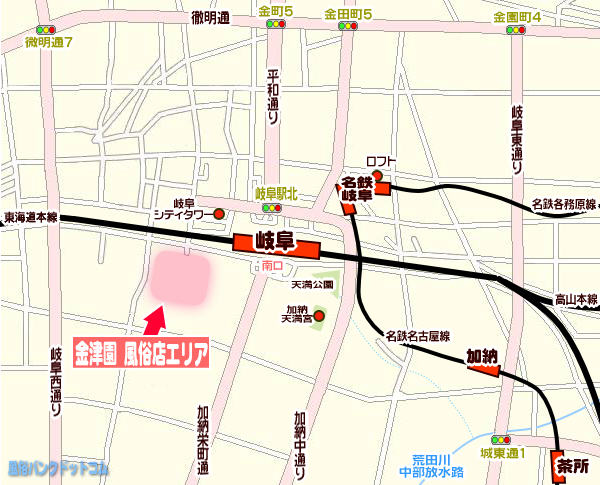 金津園MAP