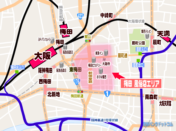梅田MAP